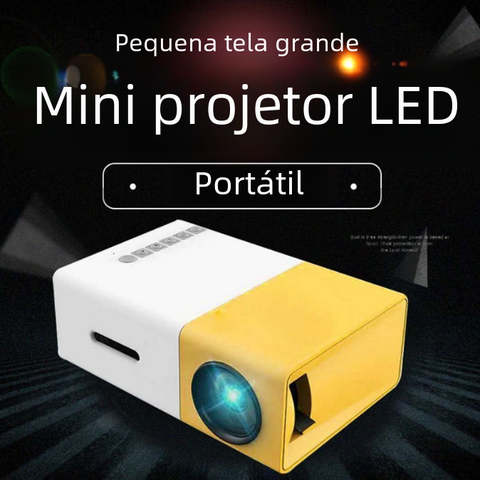 Portable Mini YG300 LED Projector for Home Use 1080p