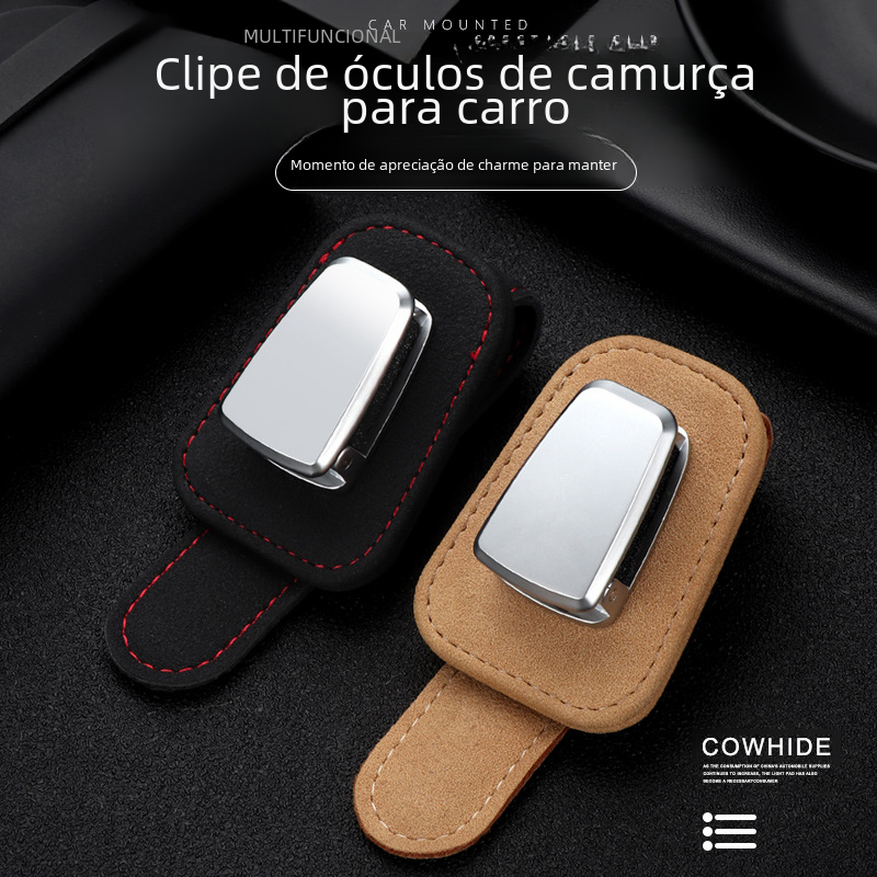 Multi-Functional Sunglasses Holder for Car Visor