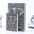 Vintage Embossed Leather Notebook Diary