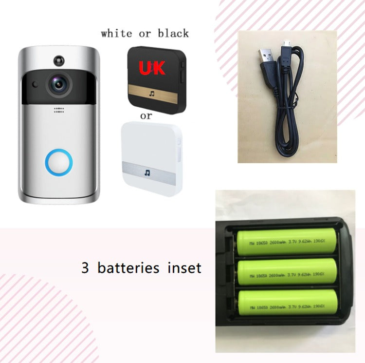 Smart Wireless Video Doorbell with WiFi