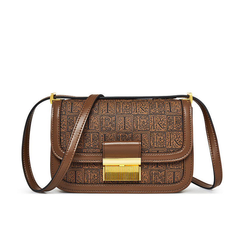 Women's Retro One-Shoulder Messenger Tofu Bag