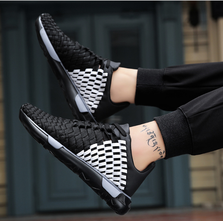 Handmade Summer Breathable Running Shoes for Men