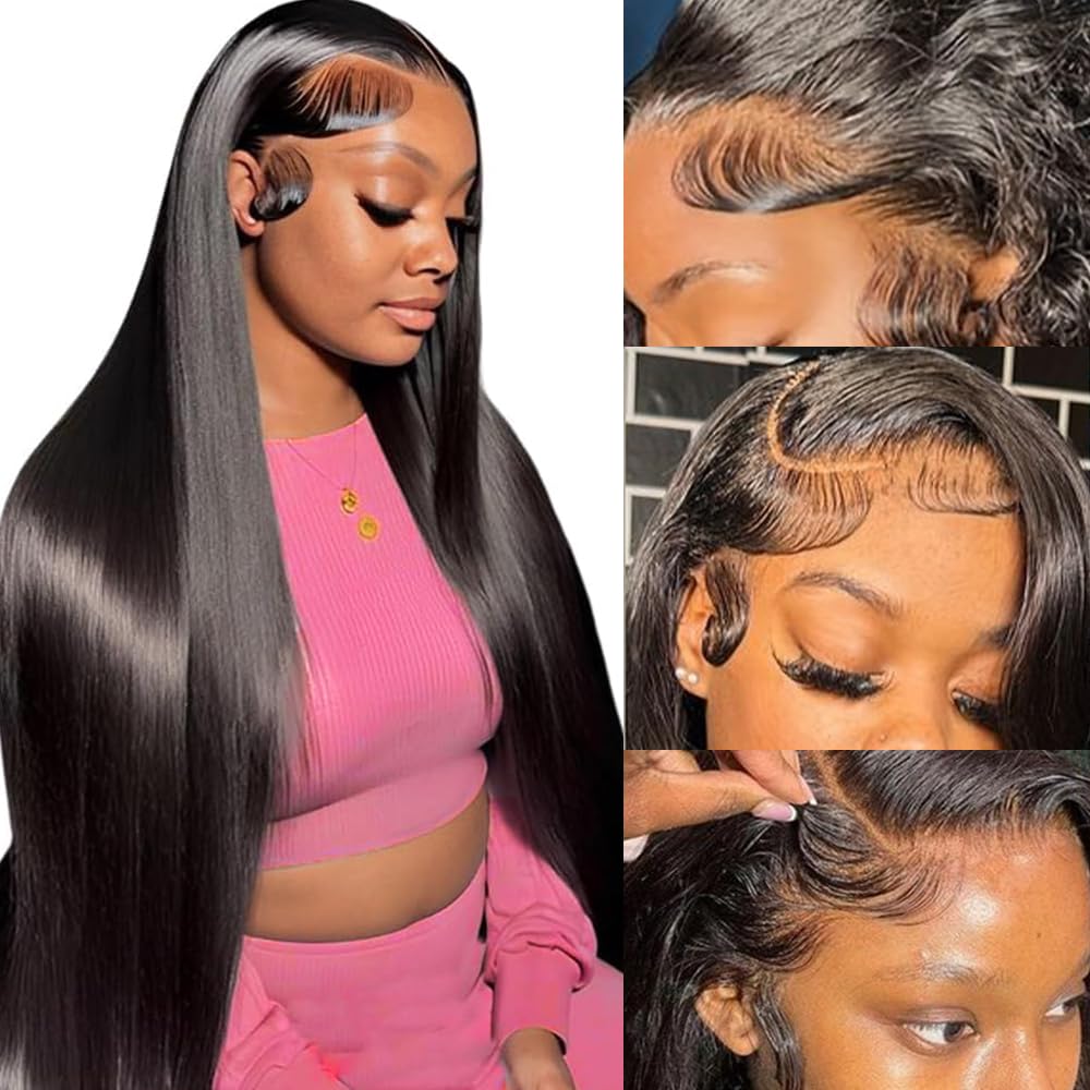 RadiantLace 30 Inch Human Hair Wig - HD Transparent & Dense