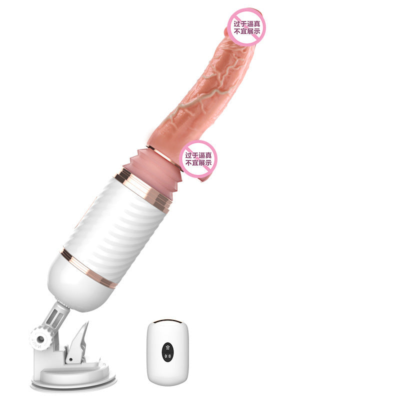 Dibe Sex Machine with Realistic Skin Dildo Warrior