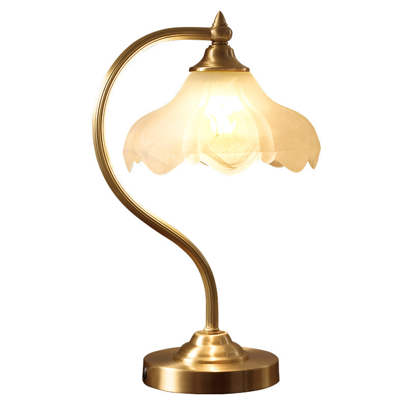 American Style Copper Decorative Table Lamp for Bedroom