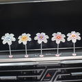 2024 Summer Clear Flower Car Dashboard Decor
