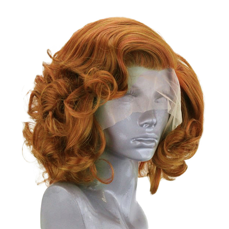 Amazon New Synthetic Lace Front Wig - Short Curly Bob