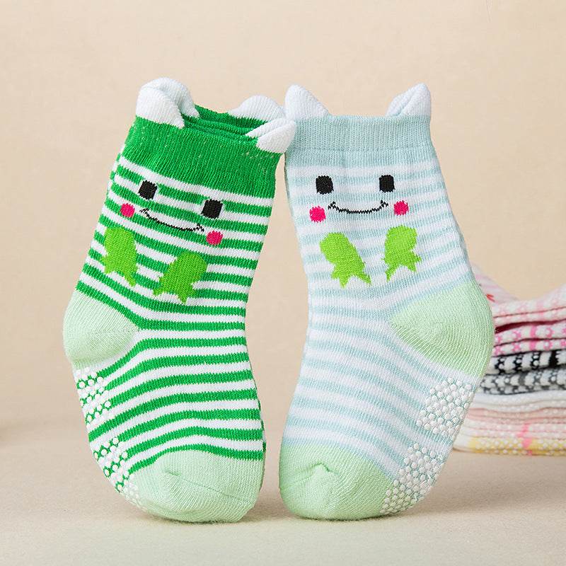Korean 2 Pairs 3D Cartoon Animal Cotton Baby Socks