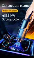 Wireless Car Vacuum Cleaner with Powerful Suction