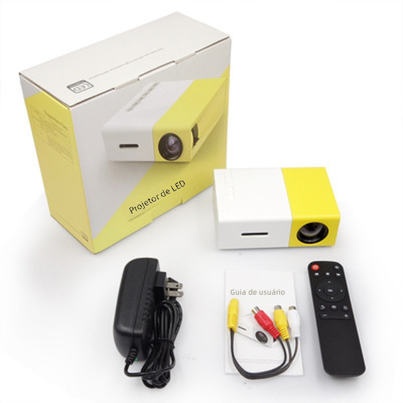 Portable Mini YG300 LED Projector for Home Use 1080p