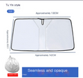 BLALION Car Windshield Sun Shade UV Blocker (One Piece)