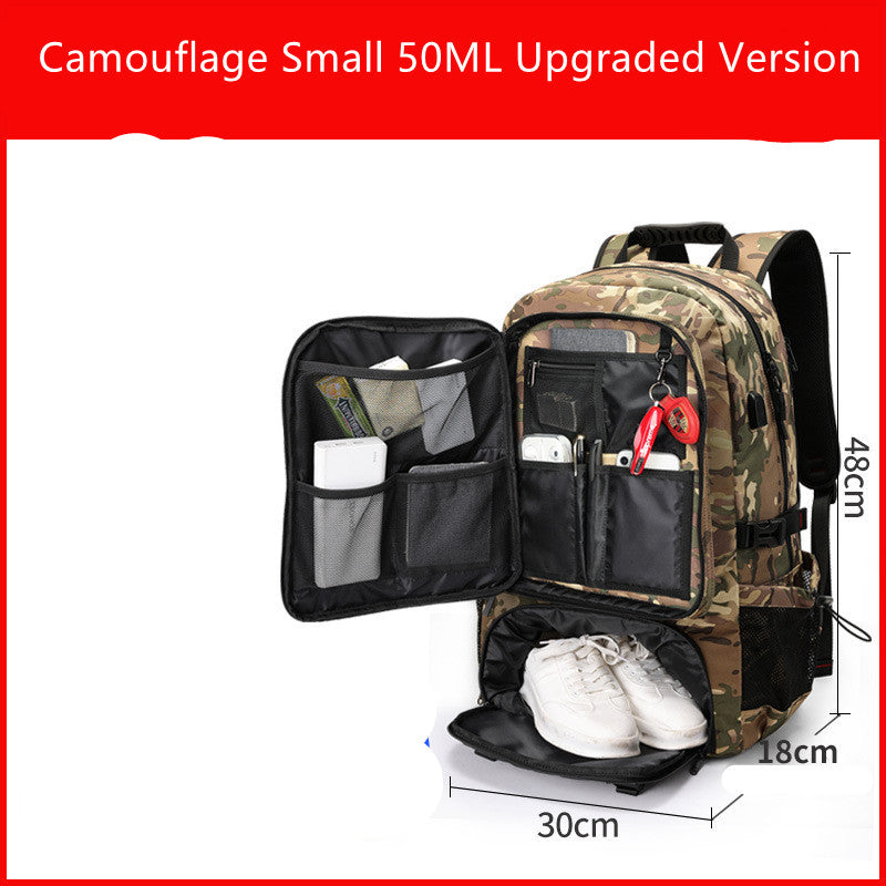 Extra Large Men's Outdoor Travel Bag with High Capacity