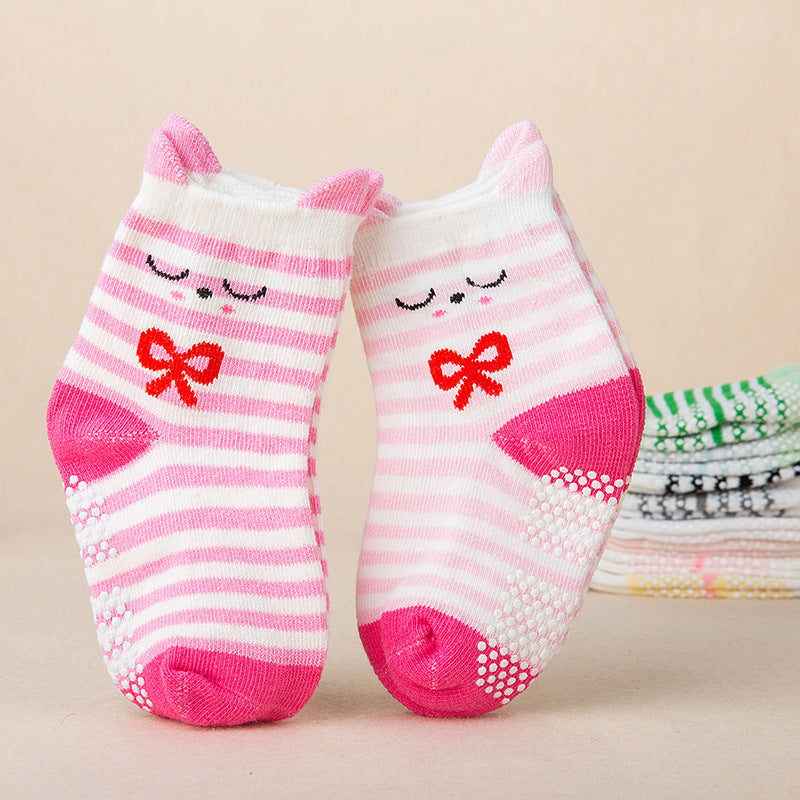 Korean 2 Pairs 3D Cartoon Animal Cotton Baby Socks