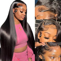 RadiantLace 30 Inch Human Hair Wig - HD Transparent & Dense