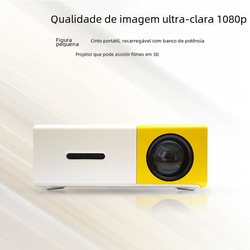 Portable Mini YG300 LED Projector for Home Use 1080p