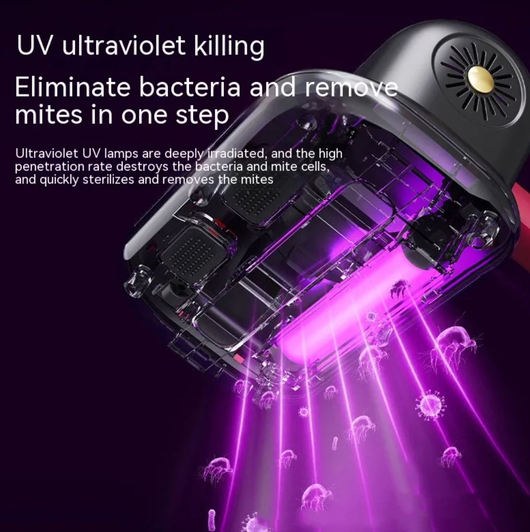 Wireless UV Vacuum Cleaner for Bed & Household