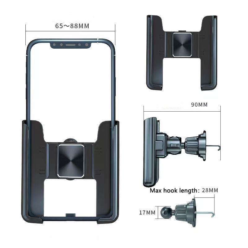 Car Phone Holder for Dashboard and Vent Mounting