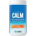 Natural Vitality Calm Magnesium Supplement Anti-Stress Gummies Vegan Gluten-Free Orange Flavor 120 Gummies