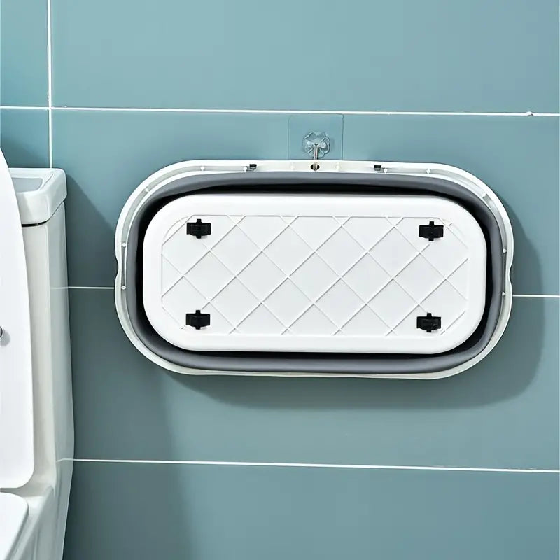 Portable Rectangular Folding Mop Bucket for Home Use