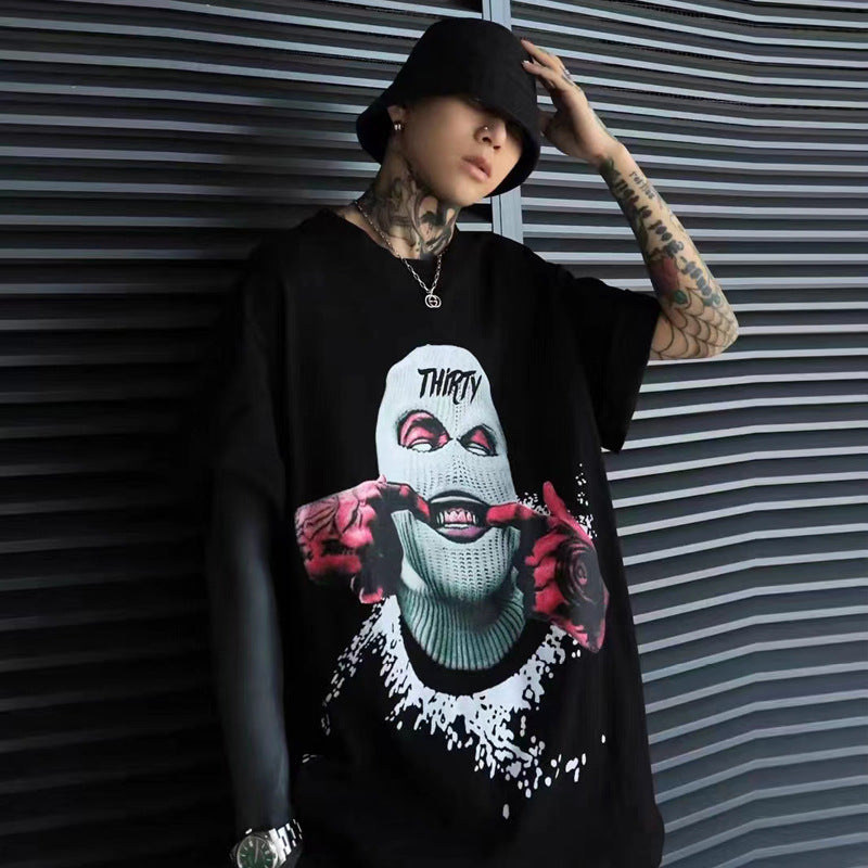 Men's Graphic T-Shirt with American Style Design
