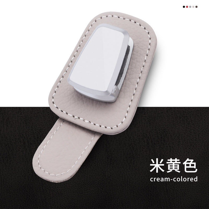 Multi-Functional Sunglasses Holder for Car Visor