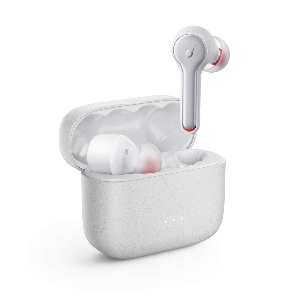 Soundcore Anker Liberty Air 2 Wireless Earbuds Diamond-Inspired Drivers Bluetooth Earphones 4 Mics Noise Reduction 28H Playtime HearID Bluetooth 5 Wireless Charging for Calls Home Office
