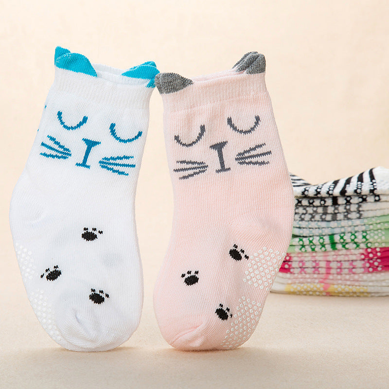 Korean 2 Pairs 3D Cartoon Animal Cotton Baby Socks