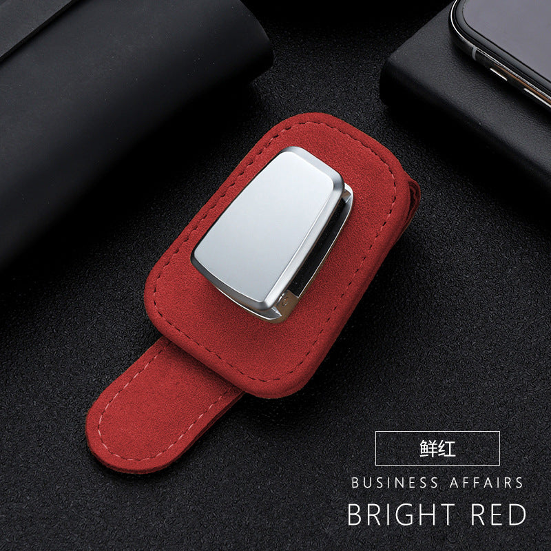 Multi-Functional Sunglasses Holder for Car Visor