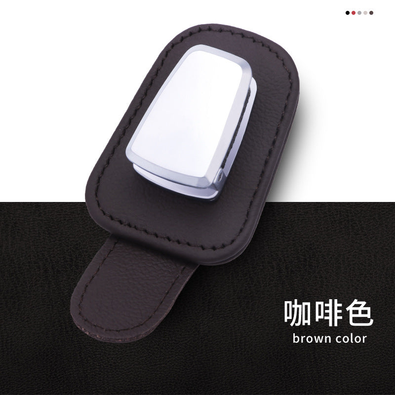 Multi-Functional Sunglasses Holder for Car Visor