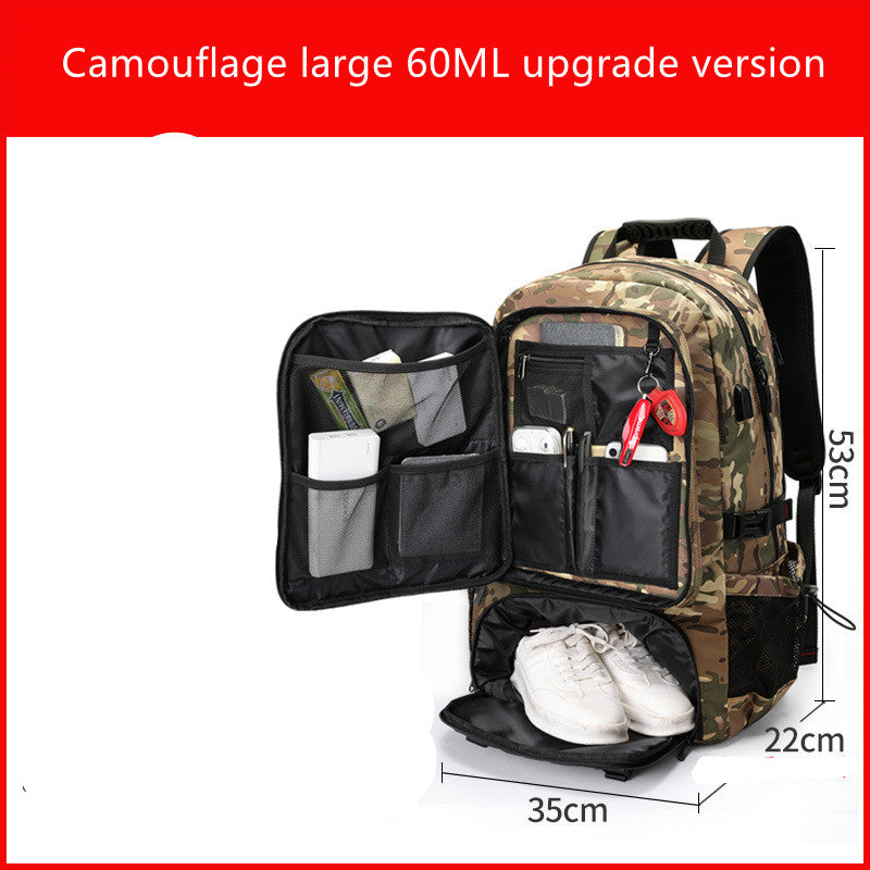 Extra Large Men's Outdoor Travel Bag with High Capacity
