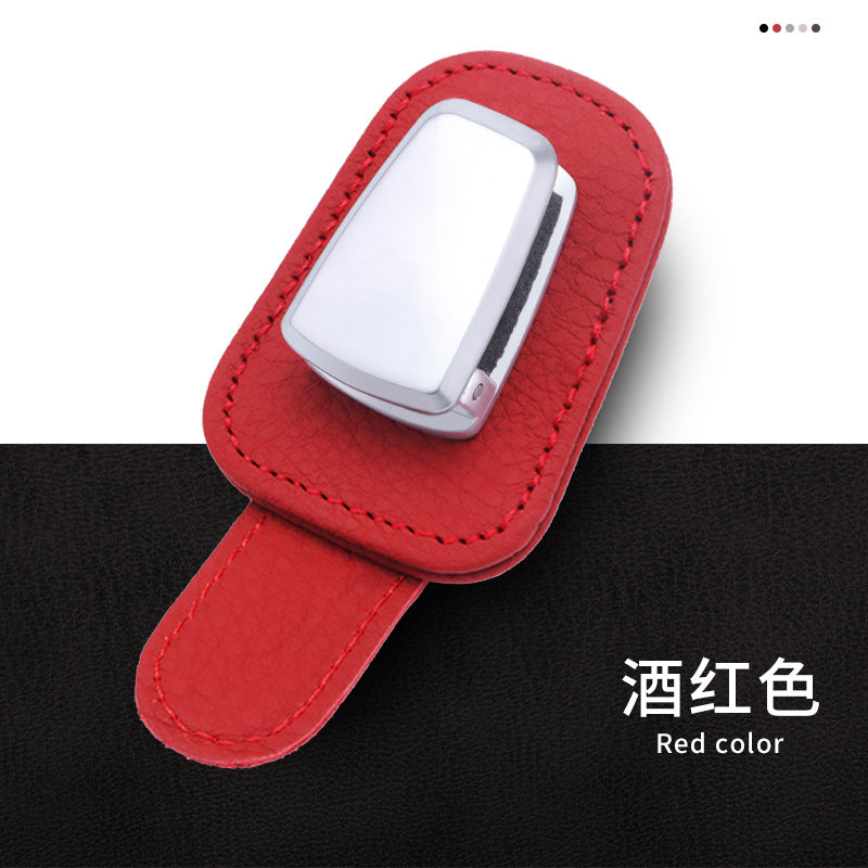 Multi-Functional Sunglasses Holder for Car Visor