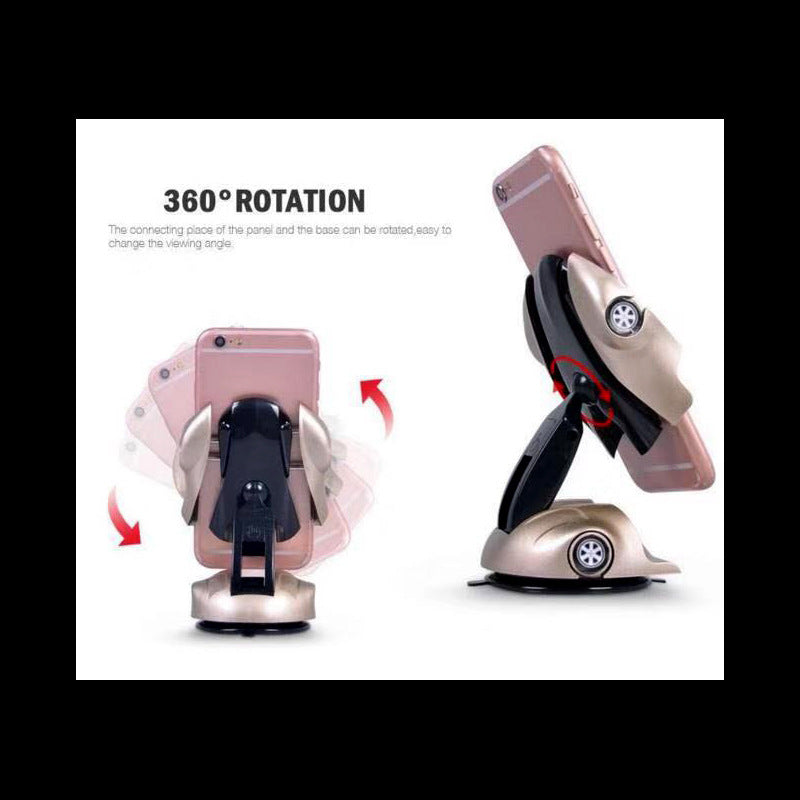 Transforming Car Phone Mount with Suction Cup Holder