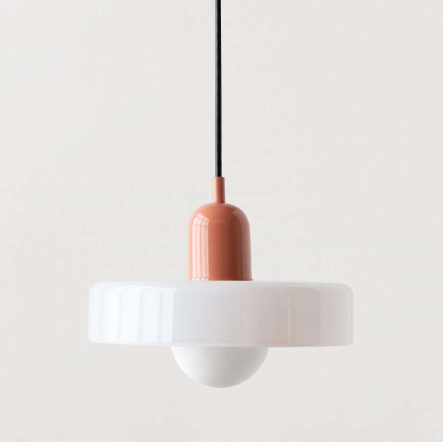 Memphis Minimalist Glass Chandelier
