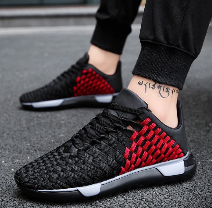 Handmade Summer Breathable Running Shoes for Men