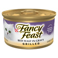 Purina Fancy Feast Grilled Wet Cat Food Beef Feast in Wet Cat Food Gravy - (Pack of 24) 3 oz. Cans