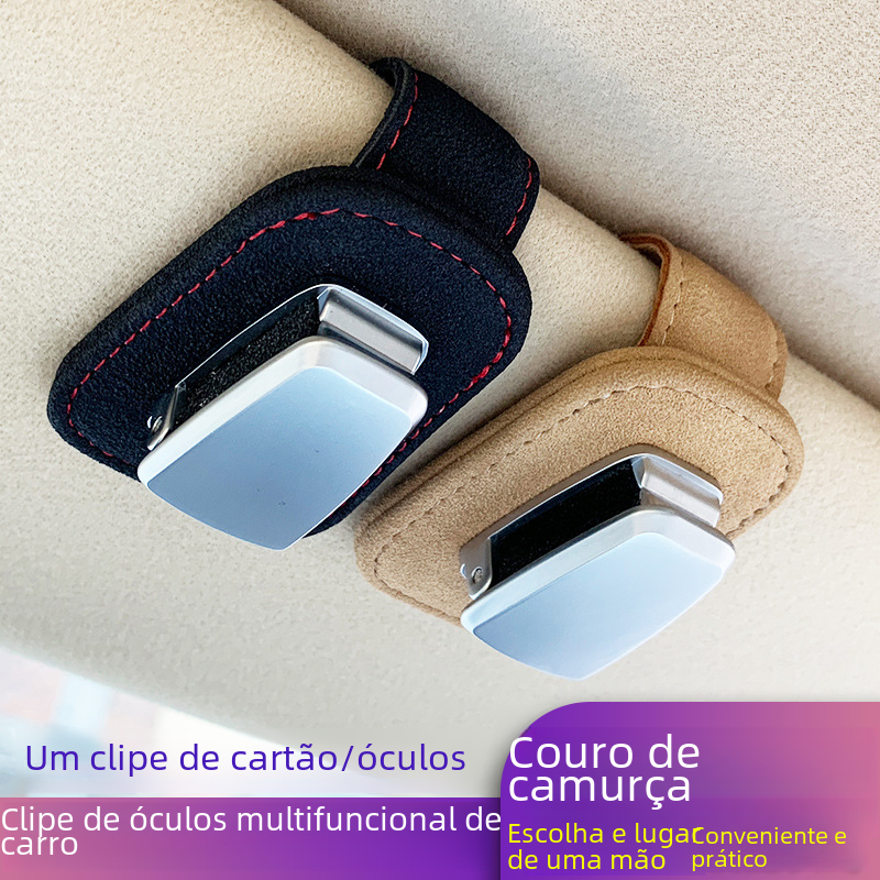 Multi-Functional Sunglasses Holder for Car Visor
