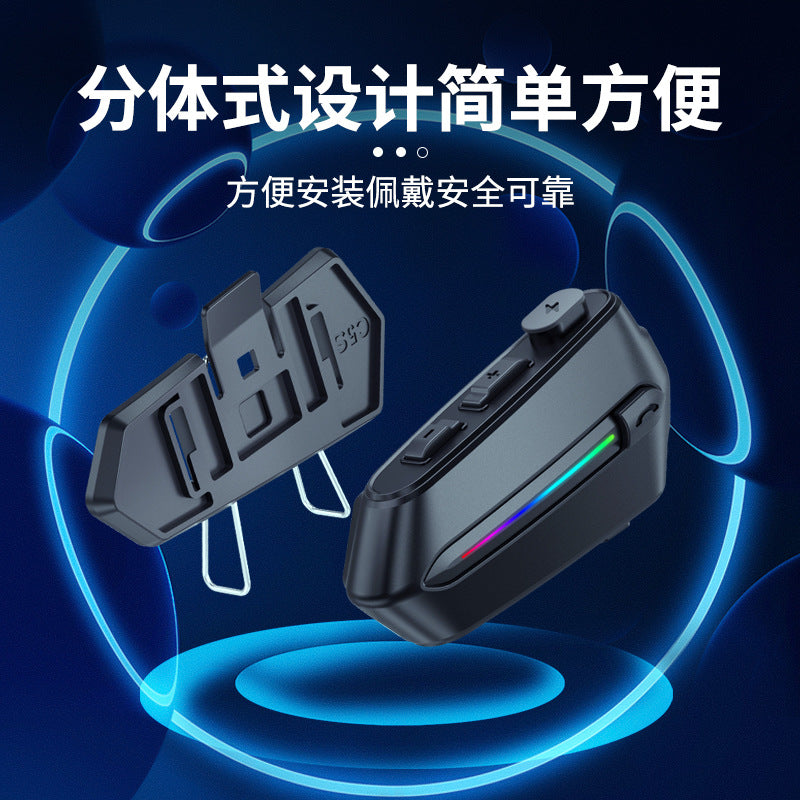 Waterproof Bluetooth Helmet Headset with Voice Activation