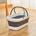 Portable Rectangular Folding Mop Bucket for Home Use