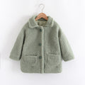 Children's Thick Lamb Fur Warm Coat