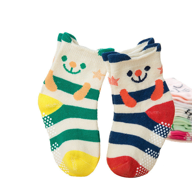 Korean 2 Pairs 3D Cartoon Animal Cotton Baby Socks