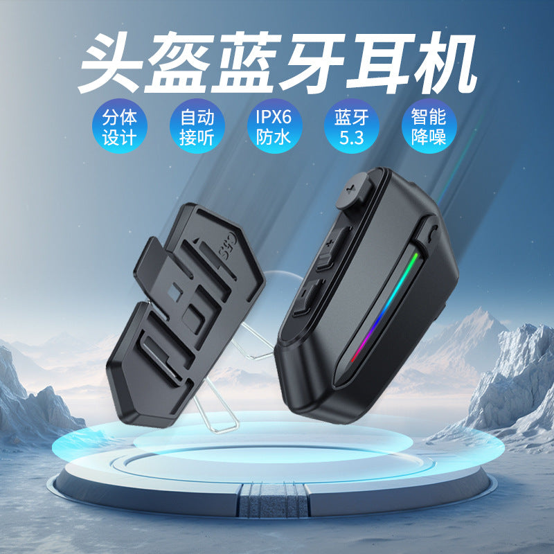 Waterproof Bluetooth Helmet Headset with Voice Activation