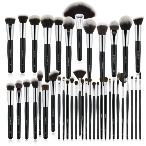 40 PCs Makeup Brush Set Soft Hair Eye Shadow Blush Face Powder Full Set